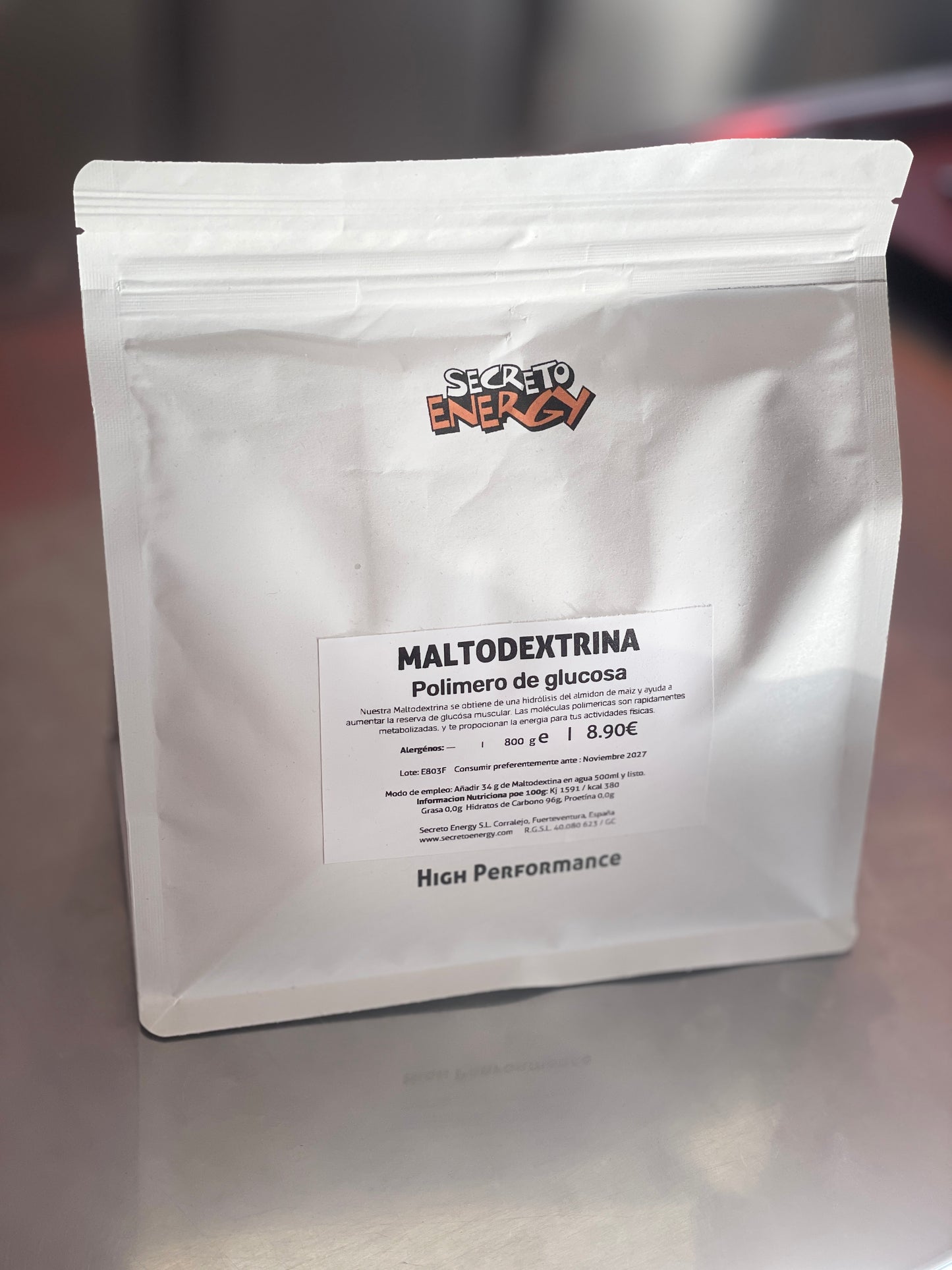 Maltodextrin Pure 800 g Bag
